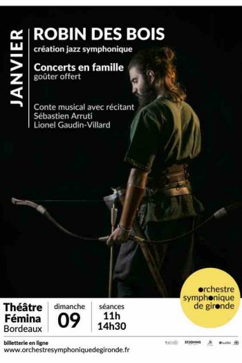 Affiche Robin des bois théatre femina
