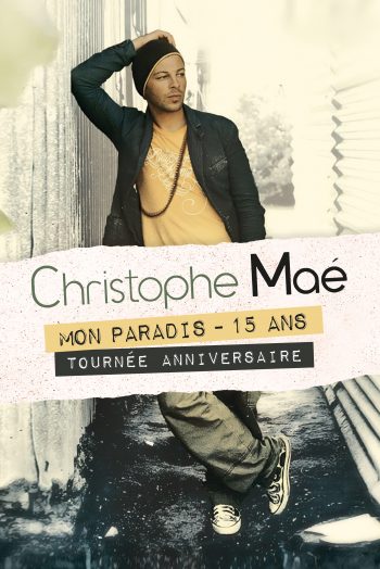 affiche christophe maé concert tournée