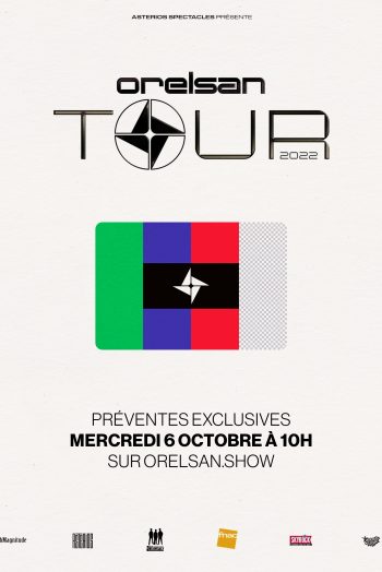 Orelsan affiche prevente 2022