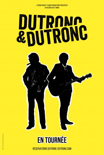 Dutronc & Dutronc concert affiche