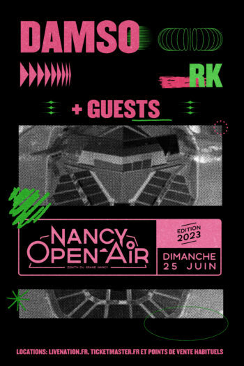 Affiche DAMSO open air