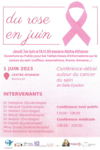 Affiche du rose en juin