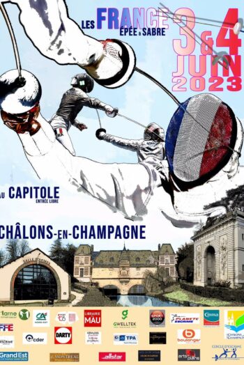 Affiche Championnat de France d'Escrime